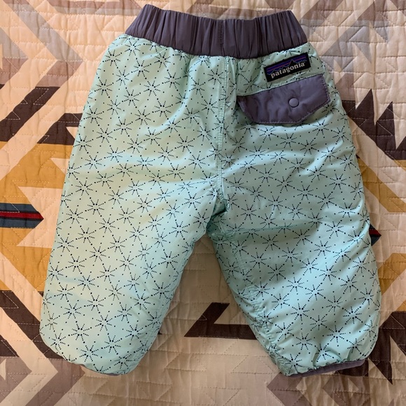patagonia baby reversible tribbles pants